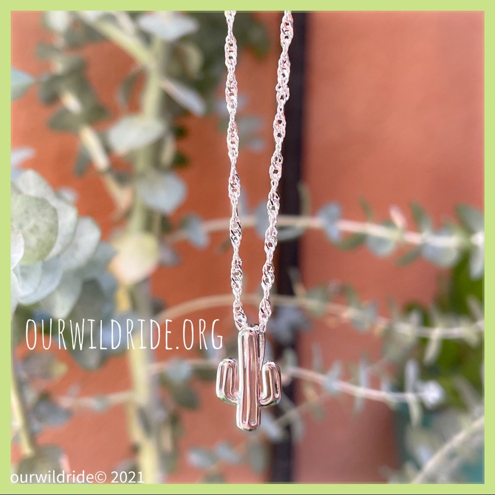 Sterling‎ Silver Saguaro Necklace